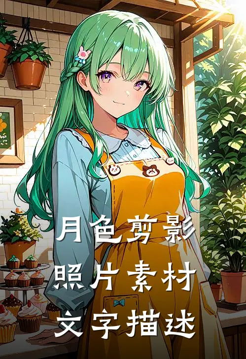 月色剪影照片素材文字描述