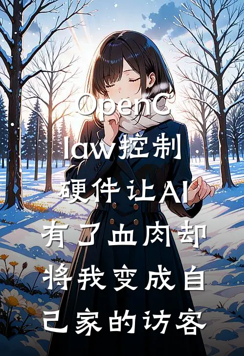 OpenClaw控制硬件让AI有了血肉却将我变成自己家的访客